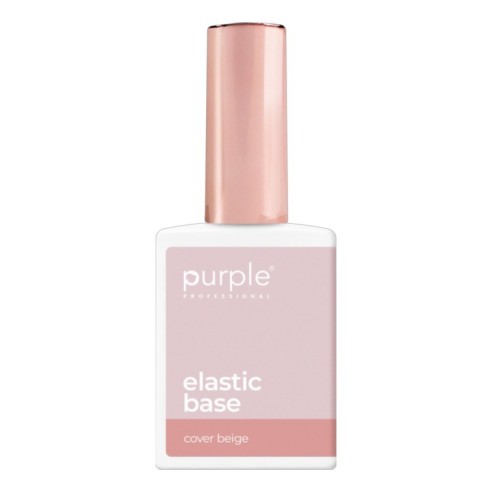 Elastic Base Purple Professional Bege 15ml -Bases e Top Coats -Purple Professional
