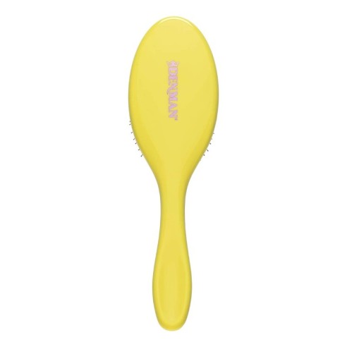 Spazzola districante delicata Denman D93 Tangle Tamer, colore giallo. -Spazzole -Denman