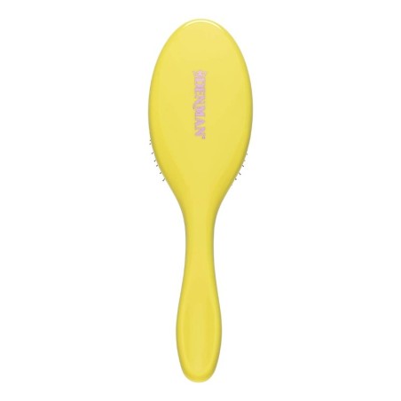 Escova desembaraçante Denman D93 Tangle Tamer, cor amarela suave -Pincéis -Denman
