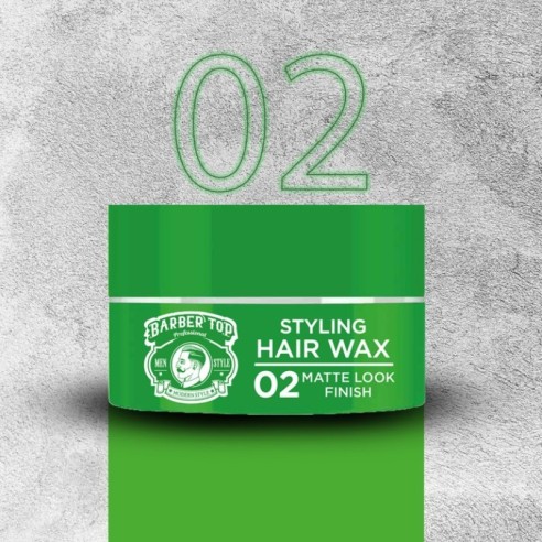 Cera per capelli 02 Finitura opaca, Barber Top 150 ml -Cere, Pomate e Gomme -Barber Top
