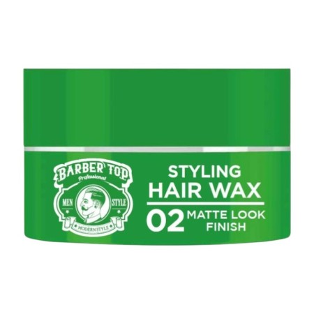 Cera per capelli 02 Finitura opaca, Barber Top 150 ml -Cere, Pomate e Gomme -Barber Top