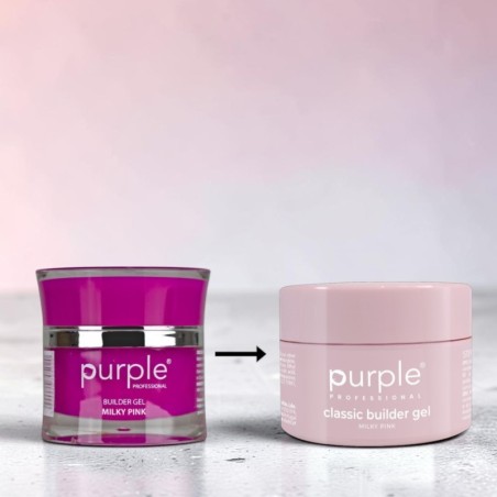 Gel de construction Purple Professional Milky Pink 15 g -Gel et Acrylique -Purple Professional