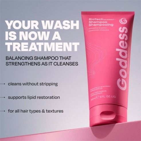 BioTech Blowout Restorative Goddess Shampoo 240ml -Shampoos -Goddess Maintenance
