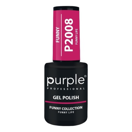 Funny Life Purple Gel Polish N.2008 -Gel Polish -Purple Professional
