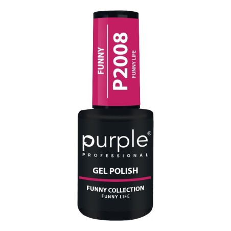 Purple Professional Esmalte Gel Funny Life Purple P2008 -Esmaltes semipermanentes -Purple Professional