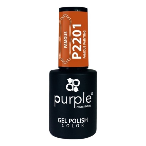 Vernis Gel P2201 Violet « Famous Painting Purple -Vernis semi-permanents -Purple Professional