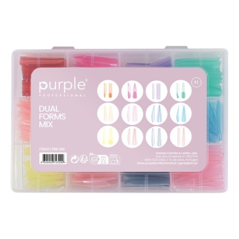 Dual Forms F1 Mix Purple Professional 296 unità -Strumenti e Accessori -Purple Professional