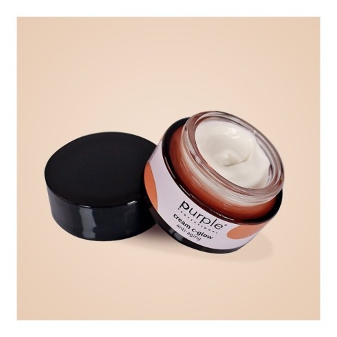 Kit Facial C-GLOW 25+ Purple Professional Sérum + Creme + Óleo para Cutículas -Cremes e soros -Purple Professional