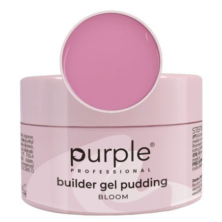 Purple Professional Builder Gel Pudding Bloom 50g -Construção e Extensão de Unhas -Purple Professional