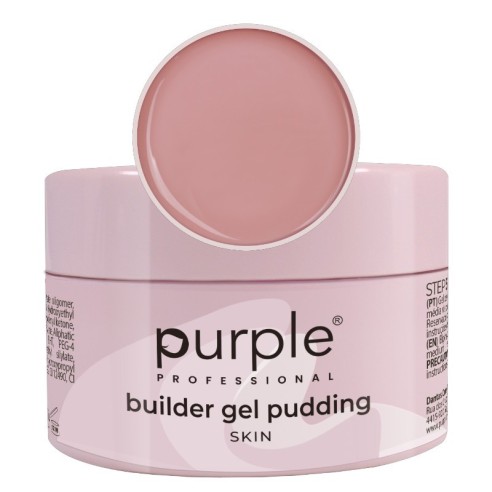 Purple Professional Builder Gel Pudding Skin 50g -Construção e Extensão de Unhas -Purple Professional