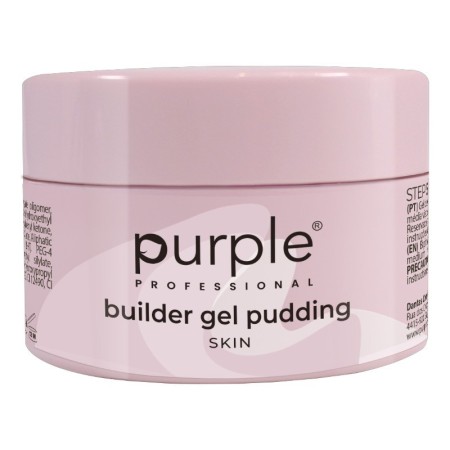 Purple Professional Builder Gel Pudding Skin 50g -Construção e Extensão de Unhas -Purple Professional