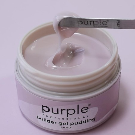 Purple Professional Builder Gel Pudding Sand 50g -Construção e Extensão de Unhas -Purple Professional