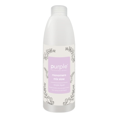 Monomero Blend Mix Slow Purple Professional 250ml -Nail Building and Extensions -Purple Professional