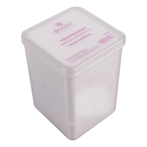 Lint-Free Microperforated Nail Pads Purple Professional 200 pcs -Nail Tools & Accessories -Purple Professional