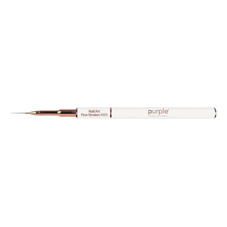 Nail Art Brush for Fine Lines N.000 Purple Professional -Nail Tools & Accessories -Purple Professional