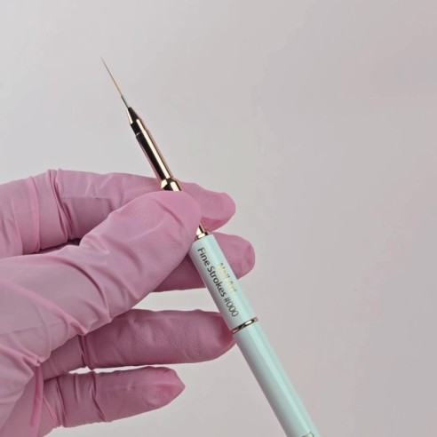Pennello Nail Art per Linee Sottili N.000 Purple Professional -Strumenti e Accessori -Purple Professional