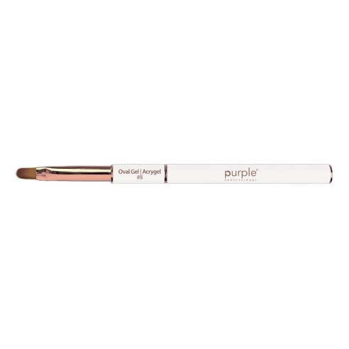 Pinceau Ovale pour Gel et Acrygel N.8 Purple Professional -Outils et accessoires -Purple Professional