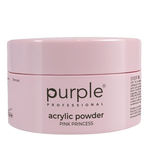 Purple Professional Acrylic Powder Pink Princess 80g -Construction et extension des ongles -Purple Professional