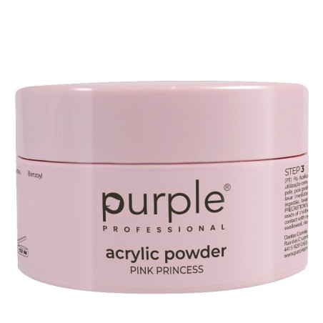 Purple Professional Acrylic Powder Pink Princess 80g -Construction et extension des ongles -Purple Professional