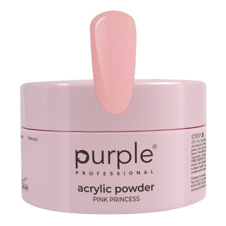 Purple Professional Acrylic Powder Pink Princess 80g -Construction et extension des ongles -Purple Professional