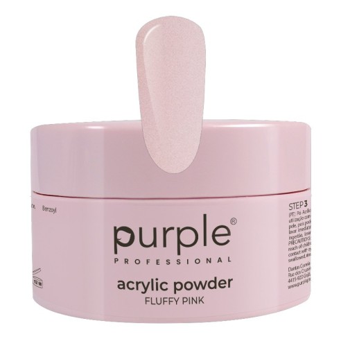 Purple Professional Acrylic Powder Fluffy Pink 80g -Construction et extension des ongles -Purple Professional