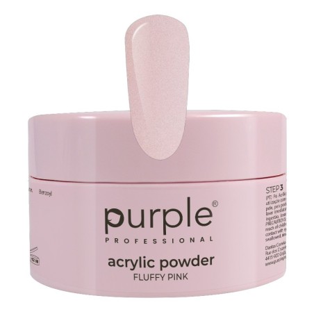Purple Professional Acrylic Powder Fluffy Pink 80g -Construction et extension des ongles -Purple Professional