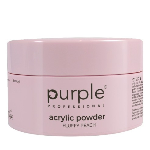 Purple Professional Acrylic Powder Fluffy Peach 80g -Construction et extension des ongles -Purple Professional