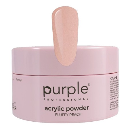Purple Professional Acrylic Powder Fluffy Peach 80g -Construction et extension des ongles -Purple Professional