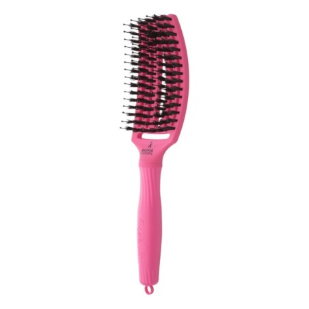 Escova Desembaraçadora Olivia Garden Fingerbrush Pink Ink Think Pink 2026 -Pincéis -Olivia Garden