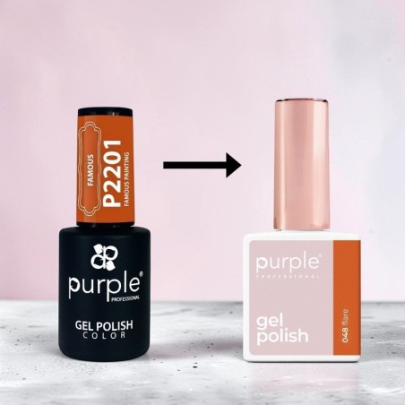 Vernis Gel Purple Professional P.048 Flare -Vernis semi-permanents -Purple Professional