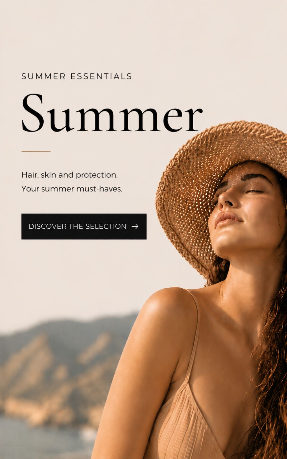 Summer essentials for hair and skin care